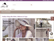Tablet Screenshot of hutx.de